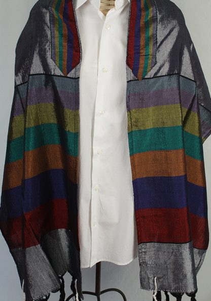 Barry -Men's Handmade Woven Silk Tallit-0