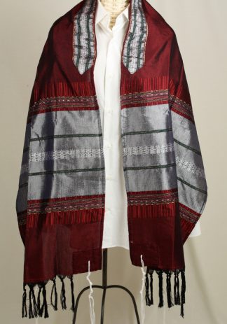 Keith - Men's Handmade Woven Silk Tallit-0