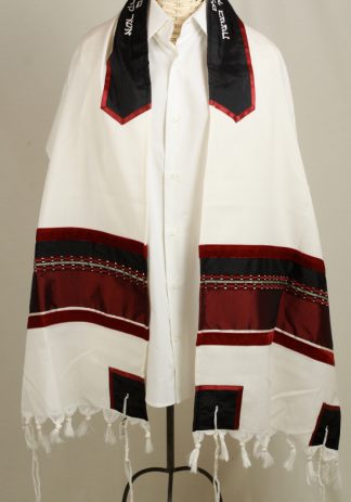 Chase - Men's Handmade Wool Tallit-0