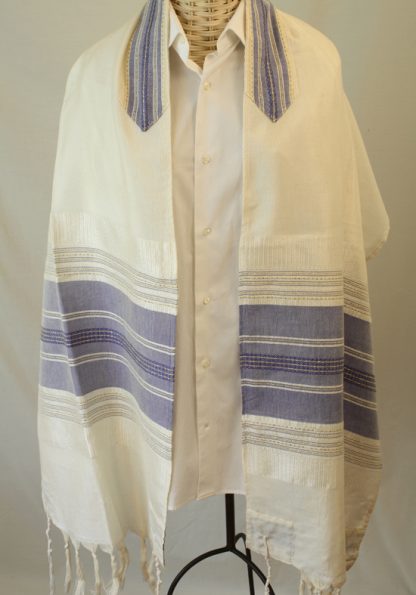 Kane - Men's Handmade Woven Silk Tallit-0