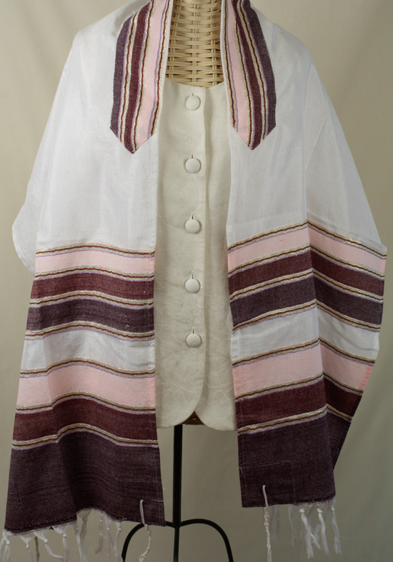 Melanie - Women;s Handmade Woven Silk Tallit-0