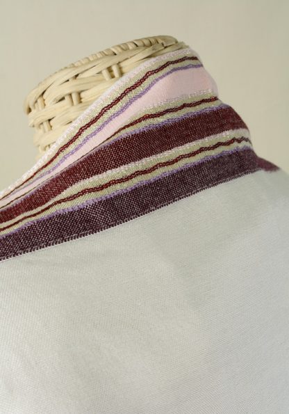 Melanie - Women;s Handmade Woven Silk Tallit-1111