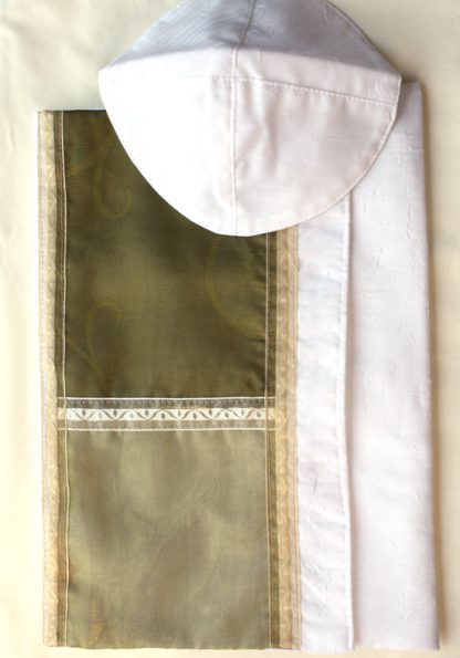 Nechama - Women's Handmade Sheer Organza Tallit-1013