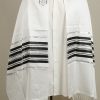 Tzvi - Men's Traditional Cotton and Silk Tallit-0