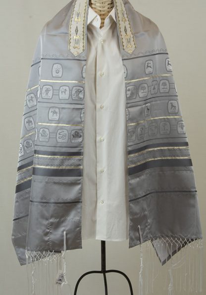 Zachary - Men's Traditional Rayon/Poly Tallit-0