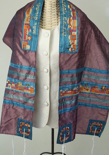 Amyann - Handmade Silk Unisex Tallit -0