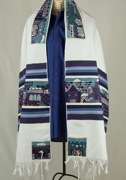 Blake - Men's Handmade Woven Cotton Tallit-0