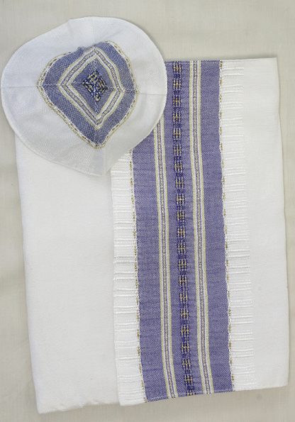 Caden - Men's Handmade Woven Silk Tallit -400