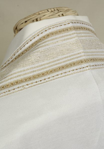 Casey - Handmade Unisex Tallit, Woven Silk-819