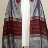 Dan - Men's Handmade Woven Silk Tallit-0