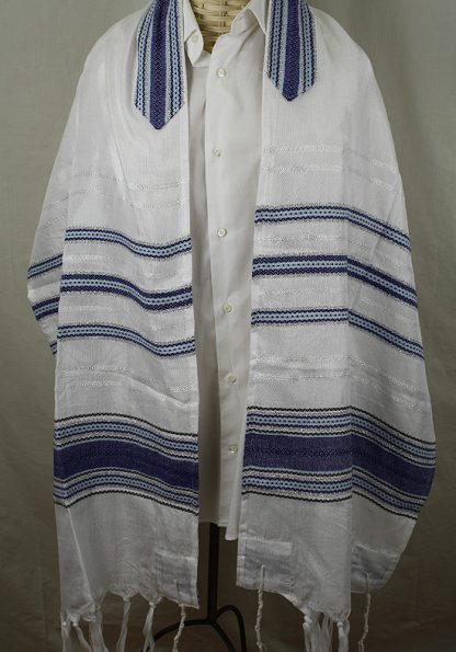 Dane - Men's Handmade Handwoven Silk Tallit-0