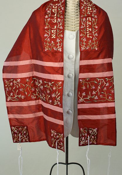 Ginger - Women's Handmade Silk Tallit-0