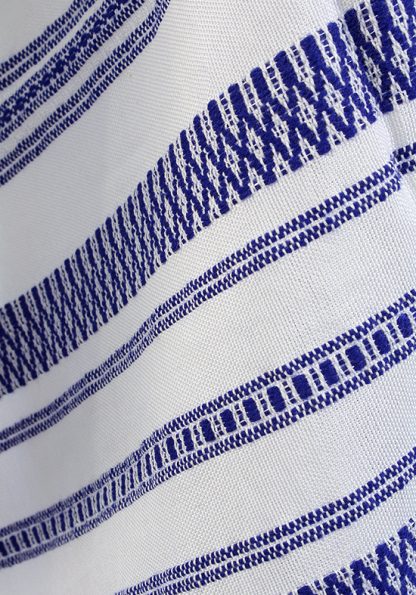 Lee - Men's Handmade Woven Silk Tallit-373