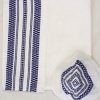 Lee - Men's Handmade Woven Silk Tallit-372