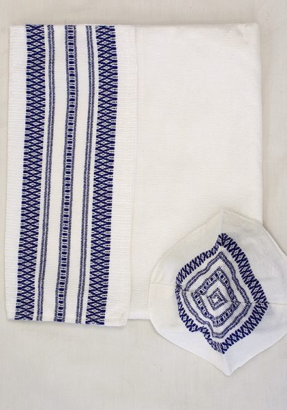 Lee - Men's Handmade Woven Silk Tallit-372