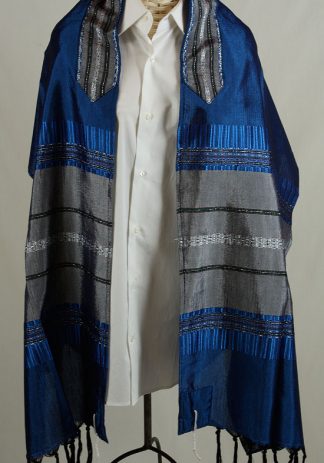 Luke - Men's Handmade Woven Silk Tallit-0