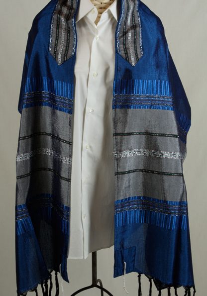 Luke - Men's Handmade Woven Silk Tallit-0