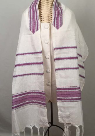 Pearla - Women's Handmade Woven Silk Tallit-0