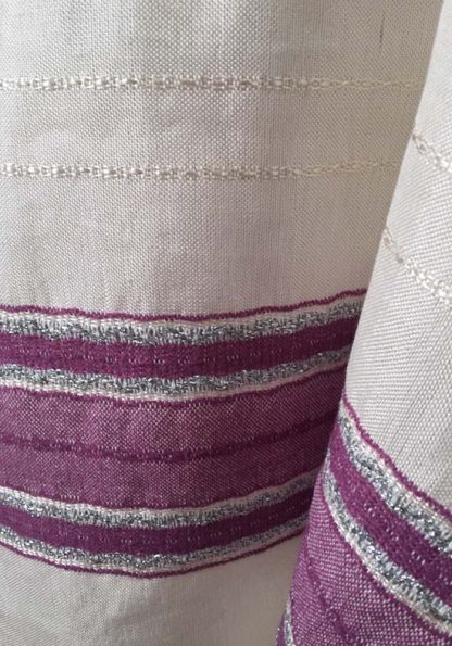 Pearla - Women's Handmade Woven Silk Tallit-1033