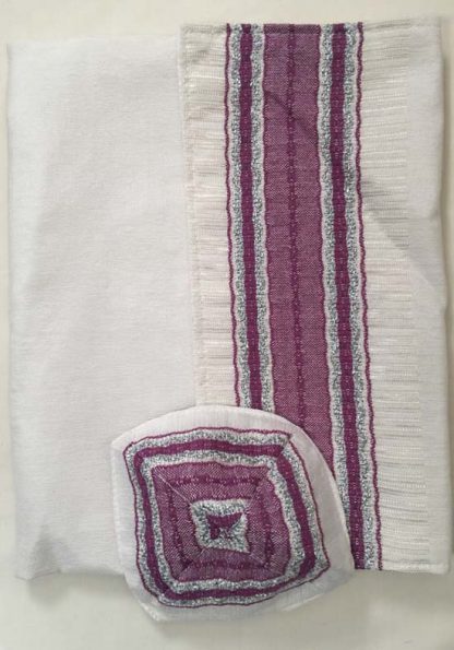 Pearla - Women's Handmade Woven Silk Tallit-1031