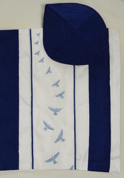 Seraya - Handmade Unisex Silk Dupiani Tallit-418