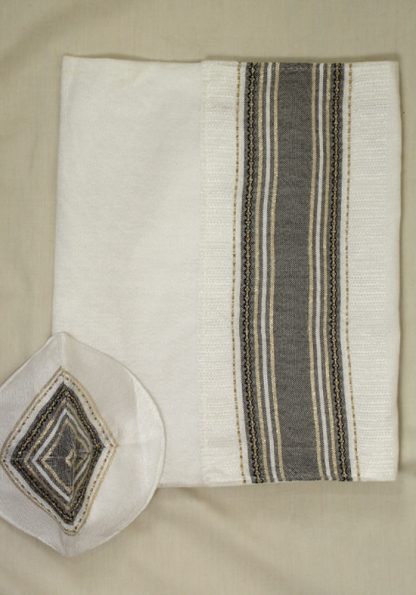 Skyler - Handmade Men's Woven Silk Tallit-385