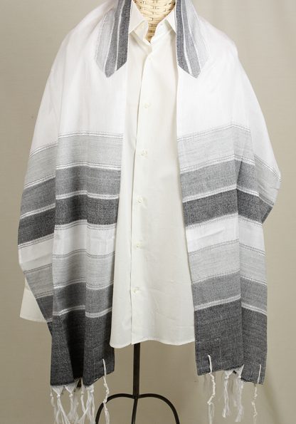 Tamir - Handmade Men's Woven Silk Tallit-0