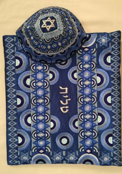 Grady - Men's Handmade Raw Silk Tallit-1497