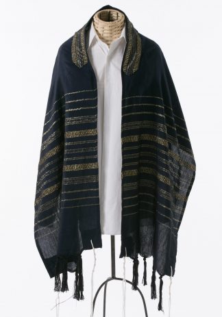 Brett - Men's Handmade Woven Silk Tallit-0