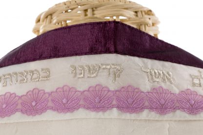 Lila - Women's Handmade Sheer Organza Tallit-2112