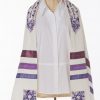 Kelsey - Women's Handmade Cotton and Silk Tallit-0