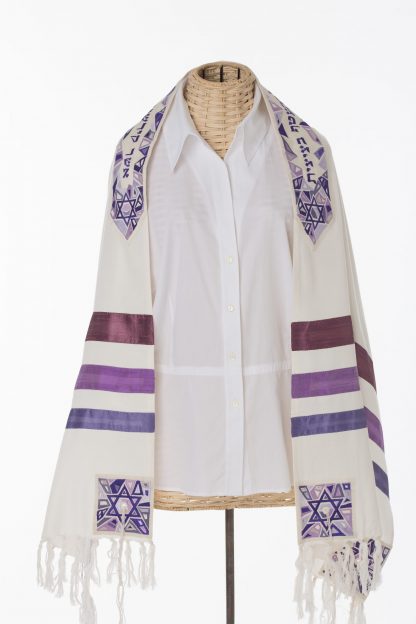 Kelsey - Women's Handmade Cotton and Silk Tallit-0