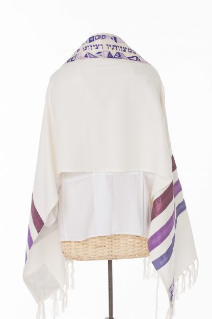 Kelsey - Women's Handmade Cotton and Silk Tallit-2156