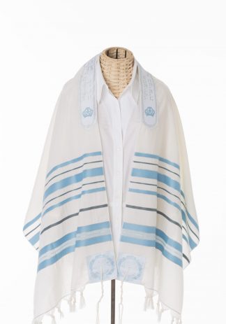 Drew - Unisex Traditional Wool Tallit-0