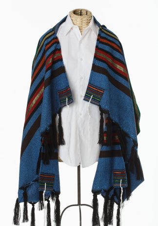 Paul - Men's Handmade Woven Wool Tallit, Larger Size-0