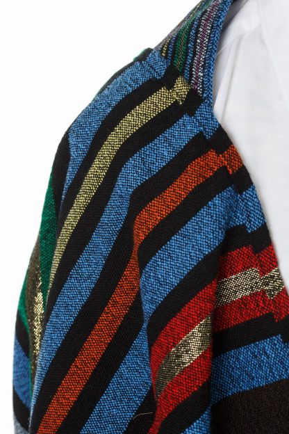Paul - Men's Handmade Woven Wool Tallit, Larger Size-2259