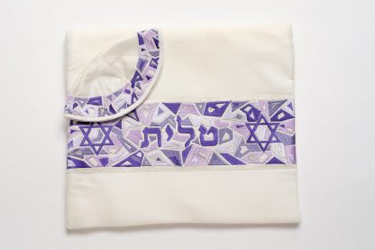 Kelsey - Women's Handmade Cotton and Silk Tallit-2155