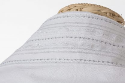 Cassidy - Unisex Handmade Woven Silk Tallit-2212