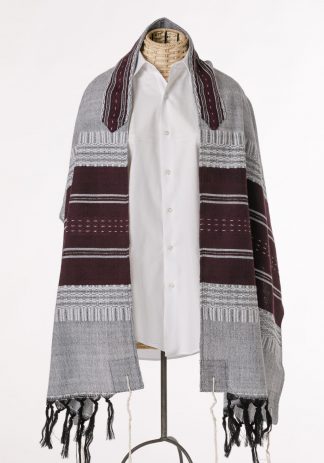 Graham - Men's Handmade Woven Wool Tallit-0