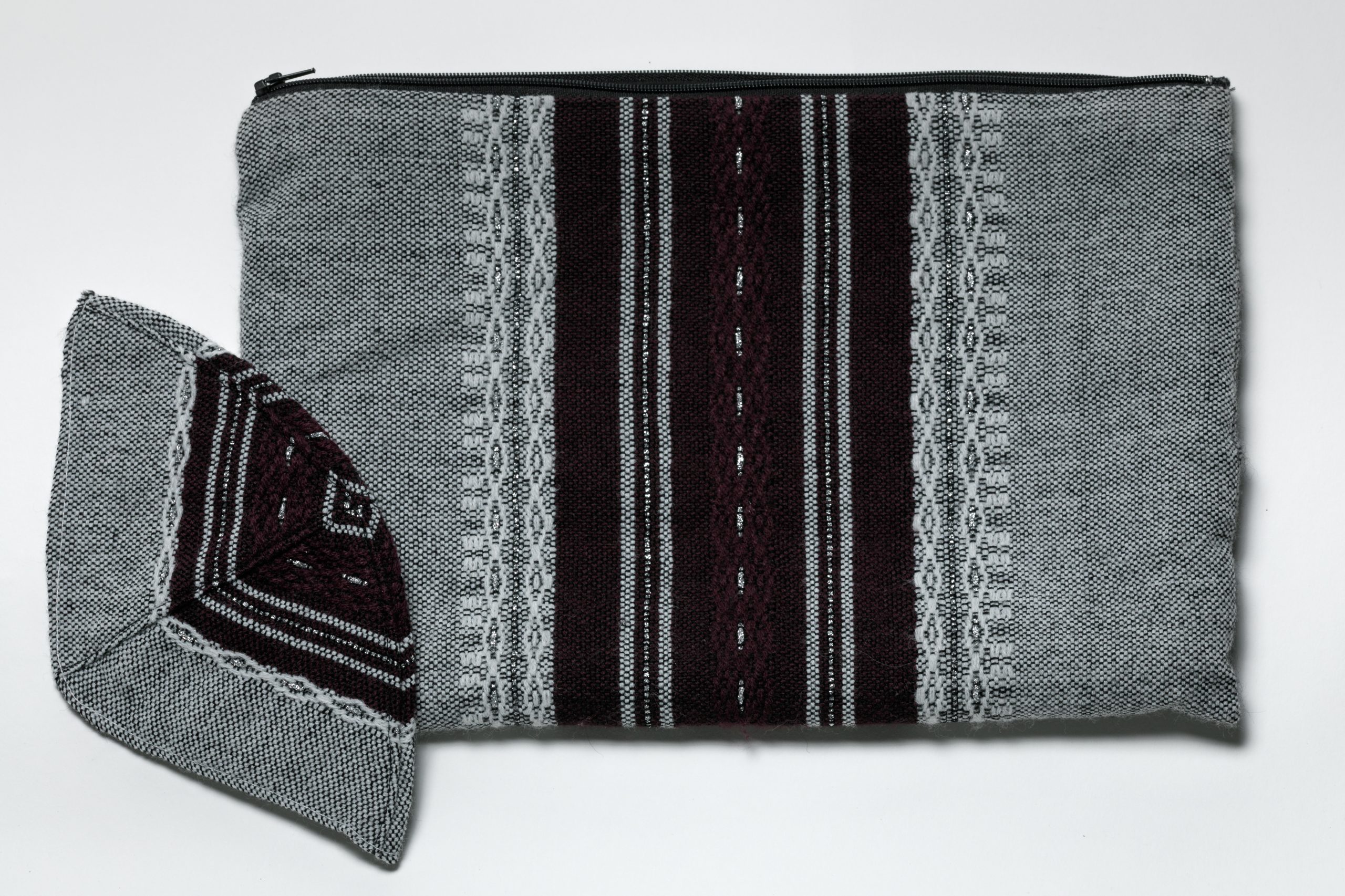 Graham - Men's Handmade Woven Wool Tallit - The Tallis Lady