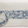 Taylor - Unisex Handmade Brushed Cotton and Silk Tallit-2702