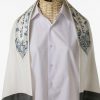 Taylor - Unisex Handmade Brushed Cotton and Silk Tallit-2701