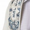 Taylor - Unisex Handmade Brushed Cotton and Silk Tallit-2698