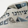 Taylor - Unisex Handmade Brushed Cotton and Silk Tallit-2699