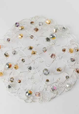 Gold and Silver Kippah-0