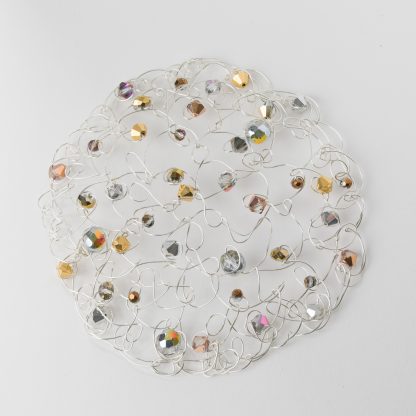 Gold and Silver Kippah-0