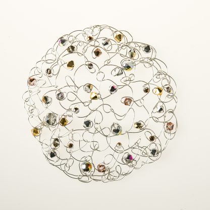 Gold and Silver Kippah-2799