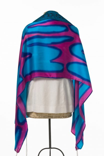Sarah - Women's Handmade Woven Silk Tallit-2879