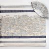 Jamie - Unisex Handmade Brushed Cotton Tallit-2992