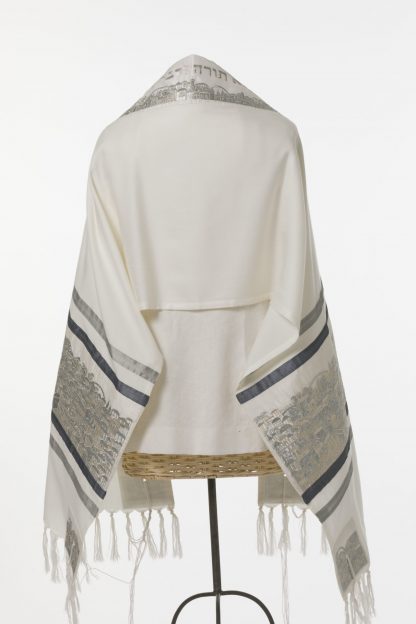 Jamie - Unisex Handmade Brushed Cotton Tallit-2991